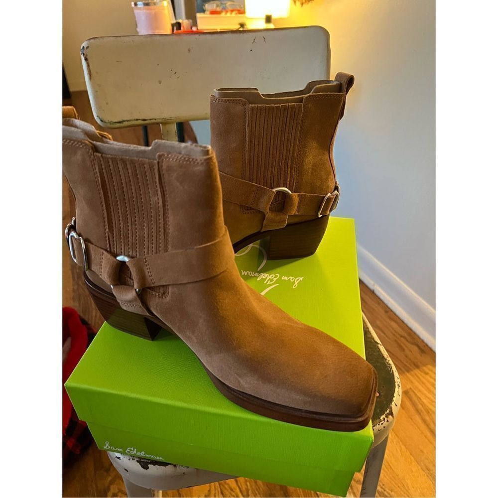Sam Edelman Camel Suede Boot - Picture 8 of 12